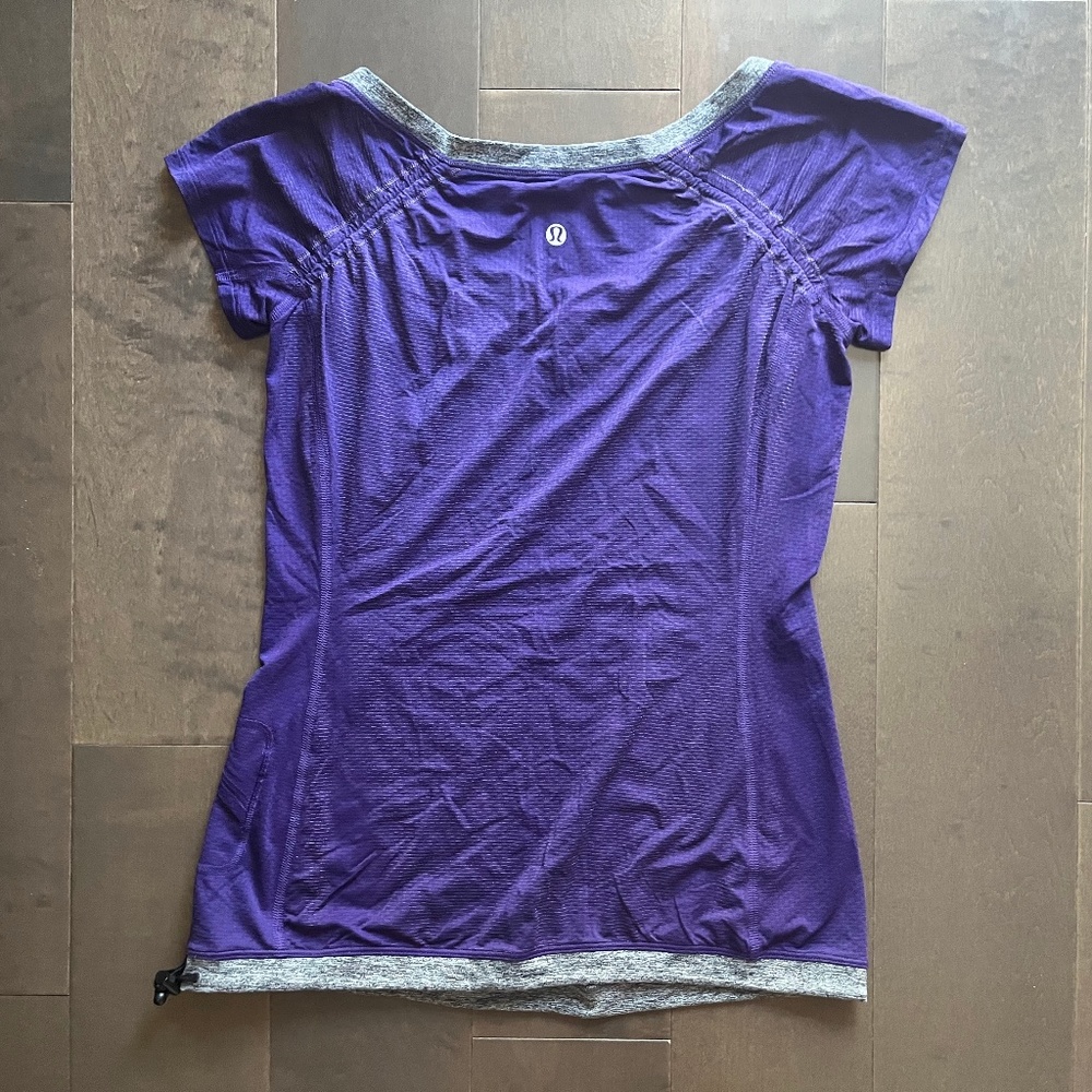 Lululemon Silverescent Tech Drawstring Tee - image 1
